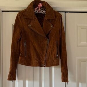 EUC Blank NYC Suede Moto Jacket